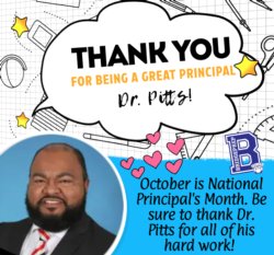 October is Principals Month!